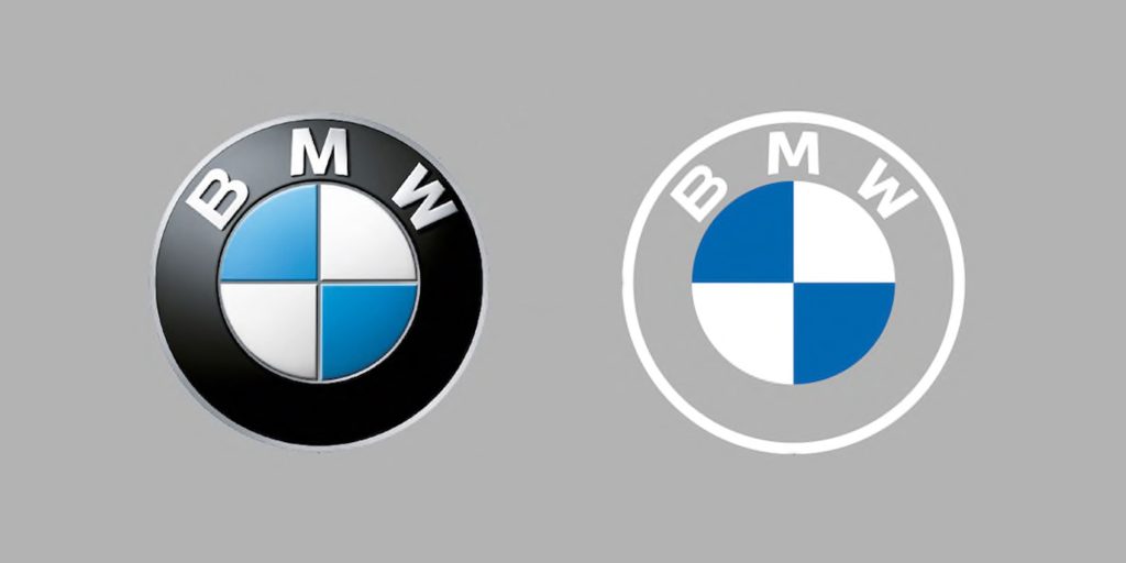 باز سازی لوگو برند BMW